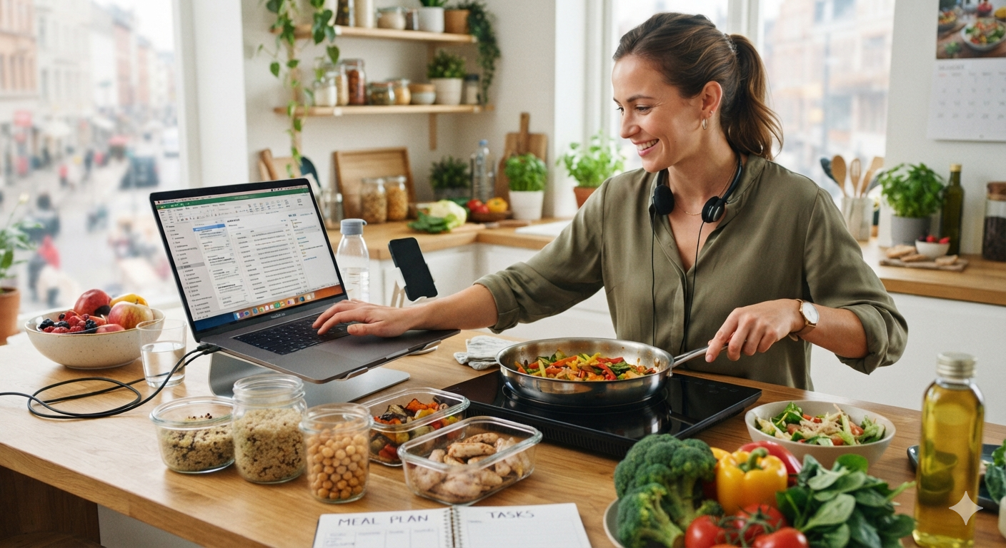 Healthy Eating for Busy People: How to Eat Well When Life Won’t Slow Down