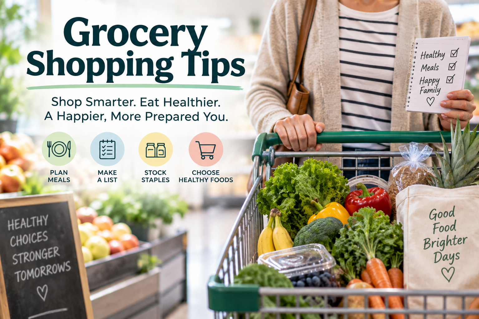 Grocery Shopping Tips: 15 Practical Ways to Shop Smarter and Eat Healthier